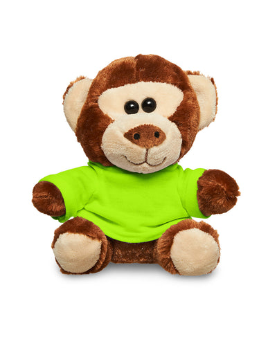 Prime Line 7" Plush Monkey With T-Shirt