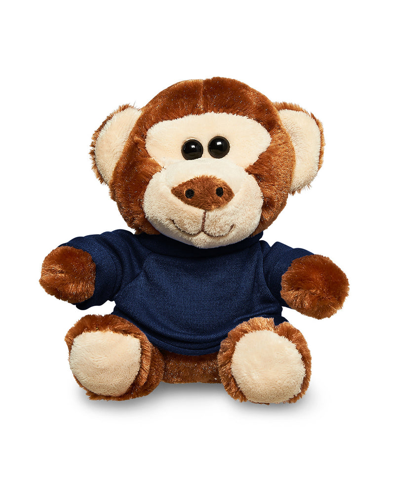 Prime Line 7" Plush Monkey With T-Shirt
