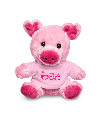 Prime Line 7" Plush Pig With T-Shirt