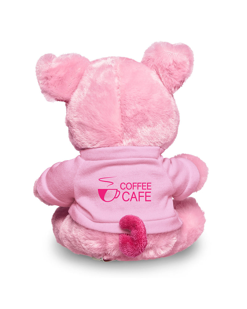 Prime Line 7" Plush Pig With T-Shirt
