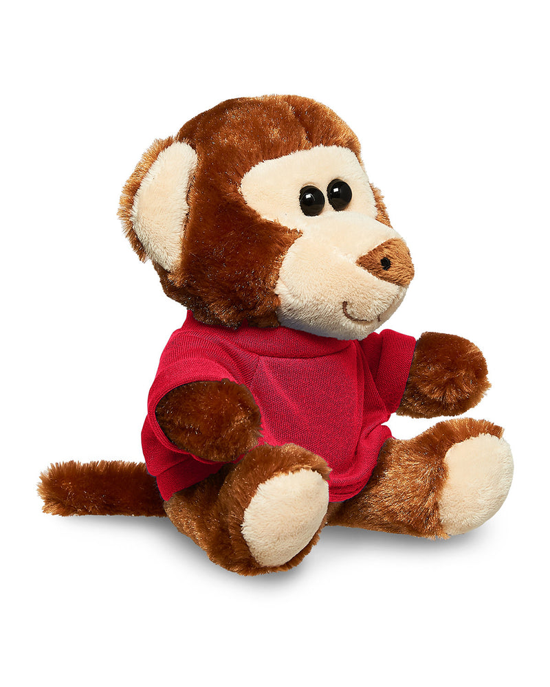 Prime Line 7" Plush Monkey With T-Shirt