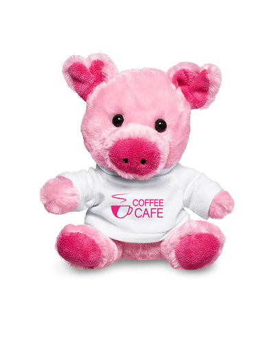 Prime Line 7" Plush Pig With T-Shirt