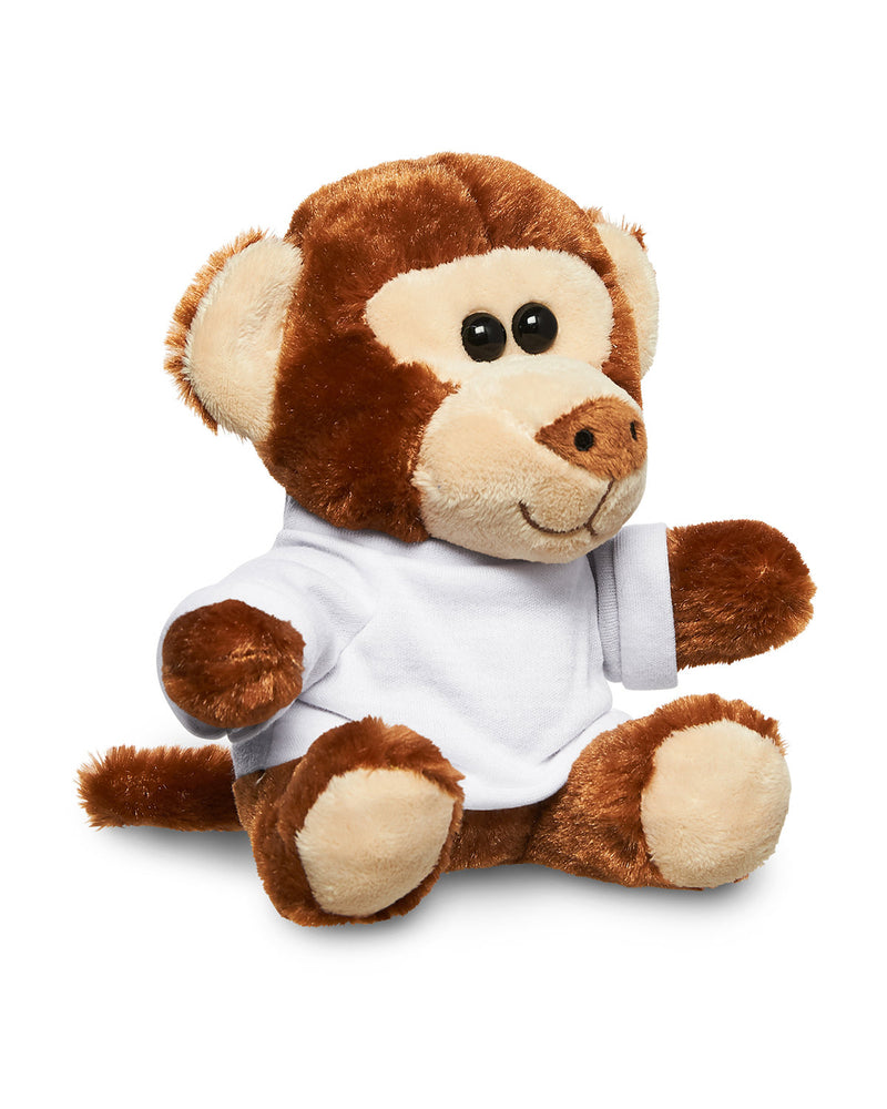 Prime Line 7" Plush Monkey With T-Shirt