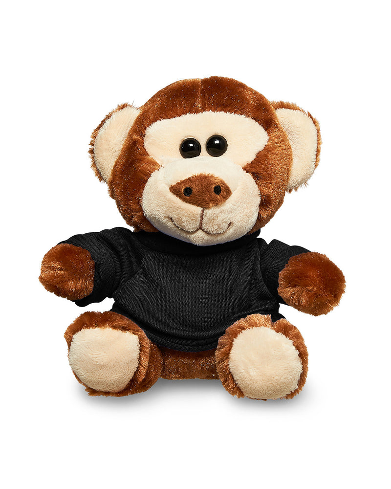 Prime Line 7" Plush Monkey With T-Shirt