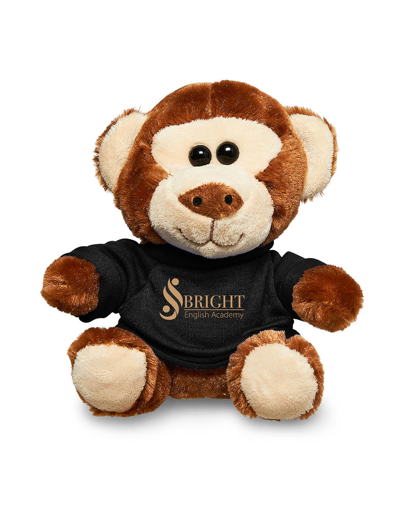Prime Line 7" Plush Monkey With T-Shirt