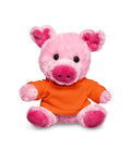 Prime Line 7" Plush Pig With T-Shirt Prime Line