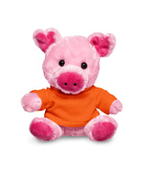 Prime Line 7" Plush Pig With T-Shirt Prime Line