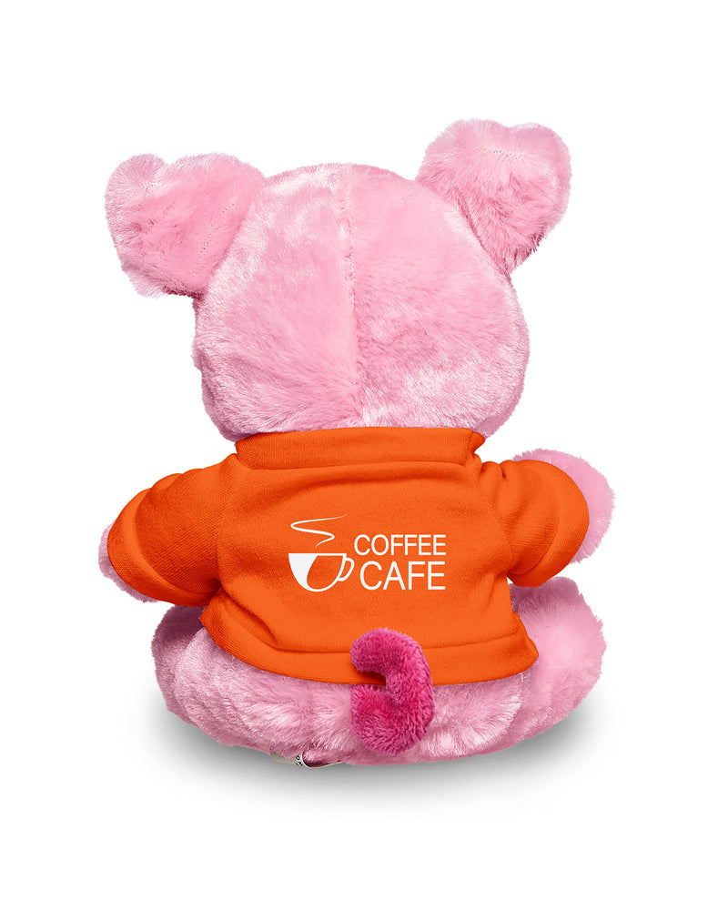 Prime Line 7" Plush Pig With T-Shirt