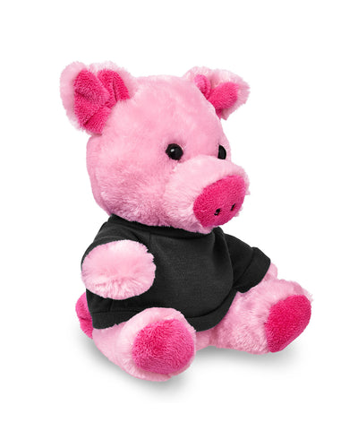 Prime Line 7" Plush Pig With T-Shirt