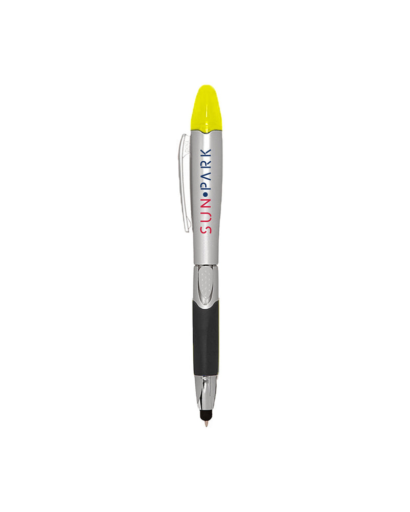 Prime Line Triple Play Stylus-Pen-Highlighter