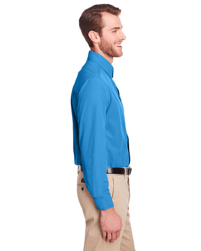 UltraClub Men's Bradley Performance Woven Shirt