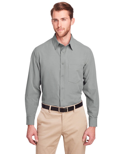 UltraClub Men's Bradley Performance Woven Shirt