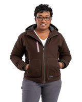 Berne Ladies' Softstone Modern Full-Zip Hooded Jacket Berne