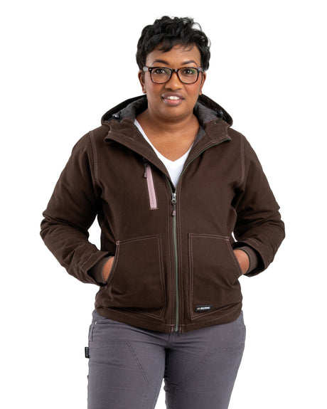 Berne Ladies' Softstone Modern Full-Zip Hooded Jacket Berne