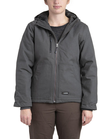 Berne Ladies' Softstone Modern Full-Zip Hooded Jacket Berne