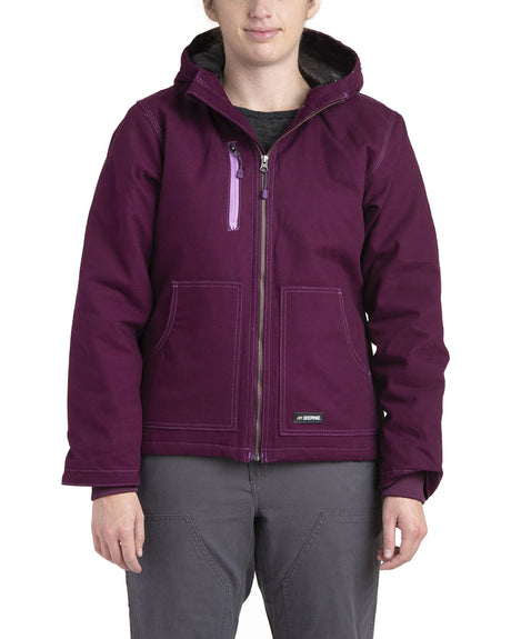 Berne Ladies' Softstone Modern Full-Zip Hooded Jacket Berne