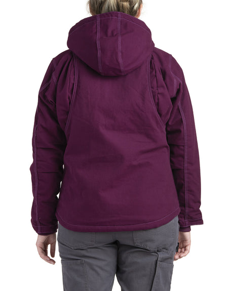 Berne Ladies' Softstone Modern Full-Zip Hooded Jacket Berne