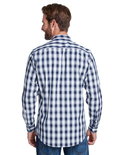 Reprime Men's Mulligan Check Long-Sleeve Cotton Shirt