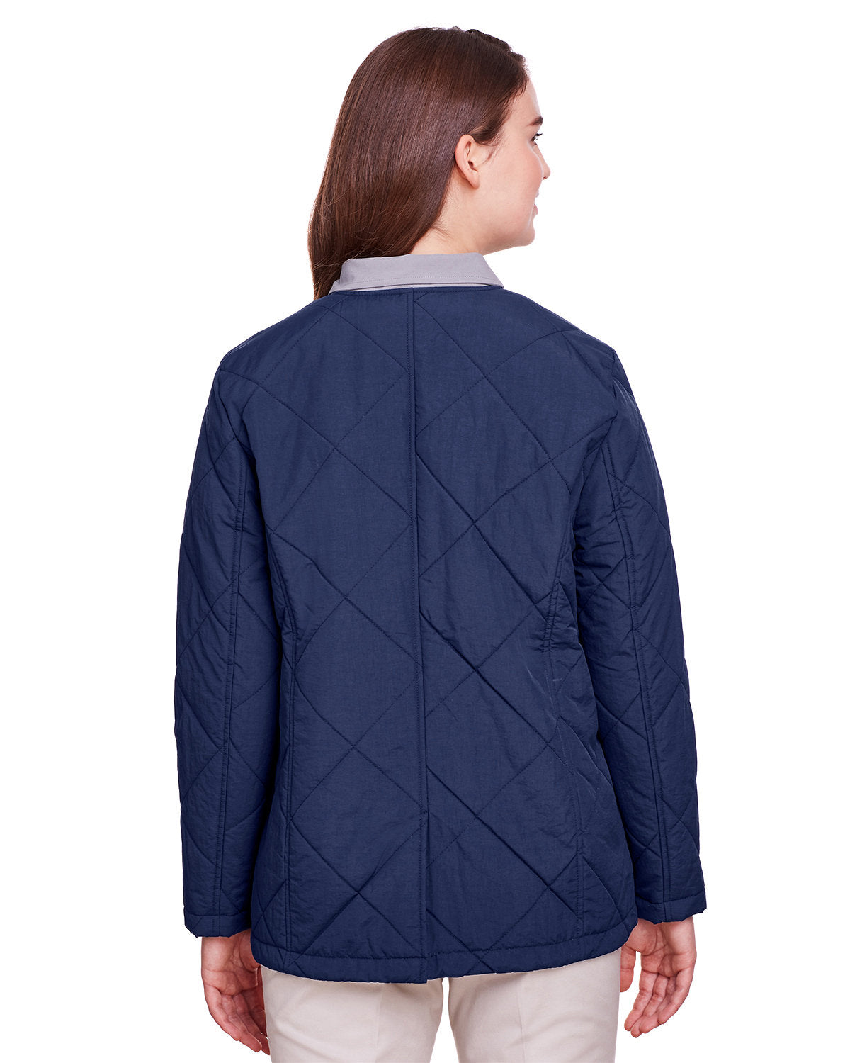 UltraClub Ladies' Dawson Quilted Hacking Jacket UltraClub