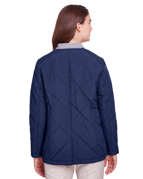 UltraClub Ladies' Dawson Quilted Hacking Jacket UltraClub