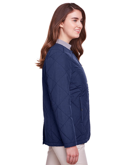 UltraClub Ladies' Dawson Quilted Hacking Jacket UltraClub