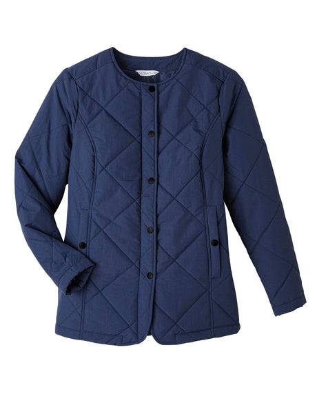 UltraClub Ladies' Dawson Quilted Hacking Jacket UltraClub