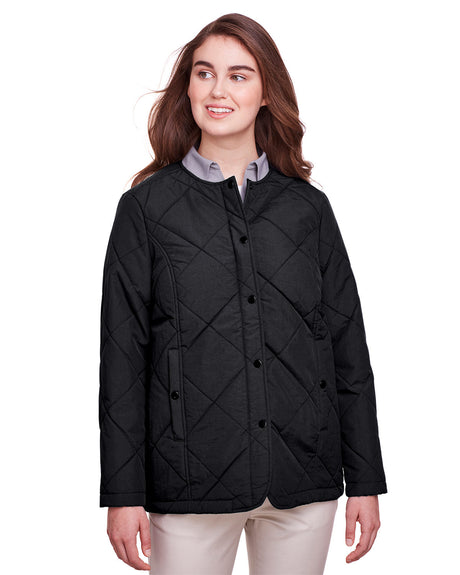 UltraClub Ladies' Dawson Quilted Hacking Jacket UltraClub