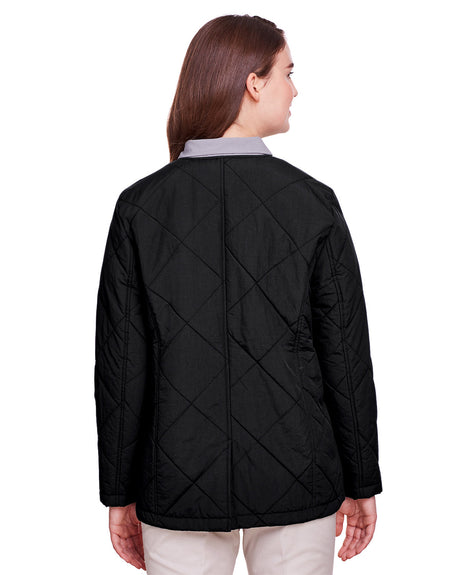 UltraClub Ladies' Dawson Quilted Hacking Jacket UltraClub