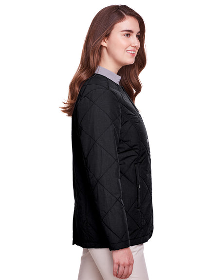 UltraClub Ladies' Dawson Quilted Hacking Jacket UltraClub