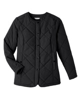 UltraClub Ladies' Dawson Quilted Hacking Jacket UltraClub