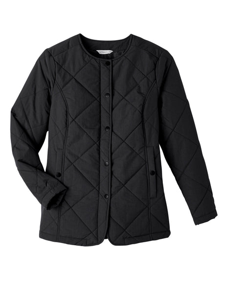 UltraClub Ladies' Dawson Quilted Hacking Jacket UltraClub