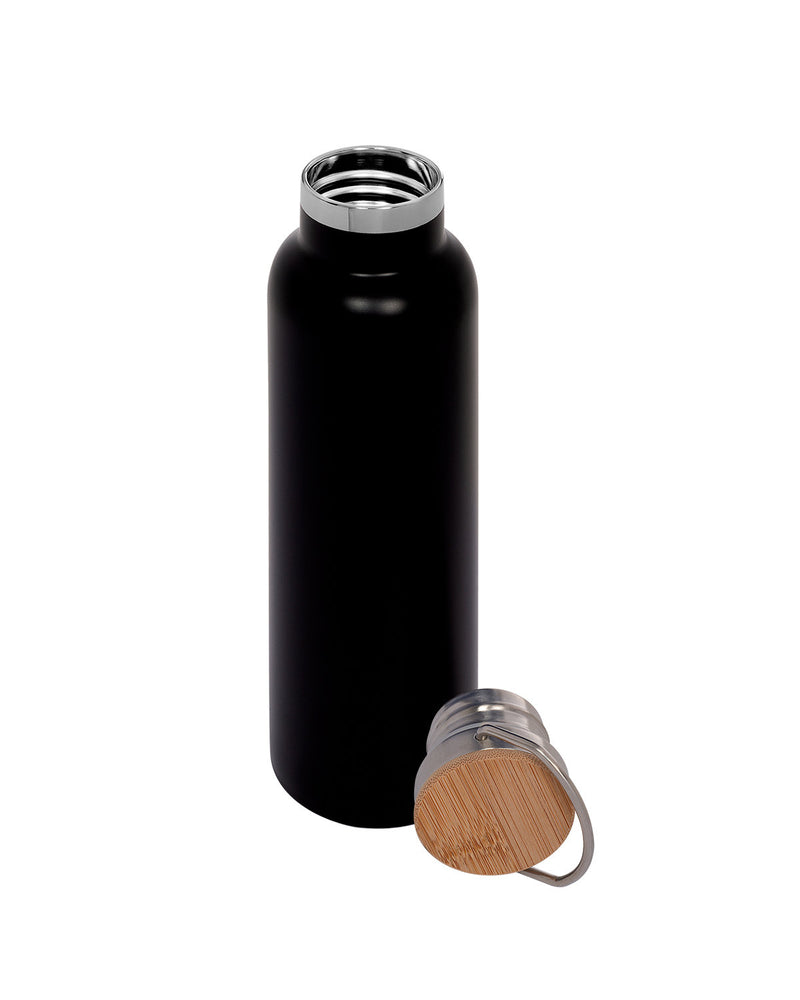 Prime Line 20oz Vacuum Bottle With Bamboo Lid