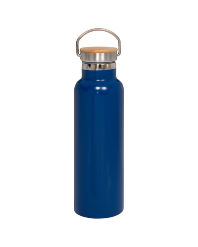 Prime Line 20oz Vacuum Bottle With Bamboo Lid