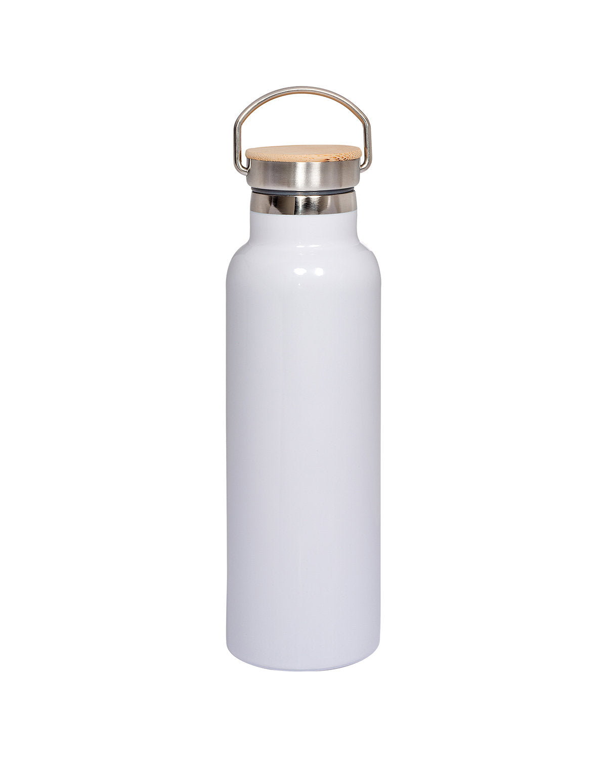 Prime Line 20oz Vacuum Bottle With Bamboo Lid Prime Line