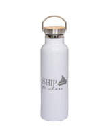 Prime Line 20oz Vacuum Bottle With Bamboo Lid Prime Line