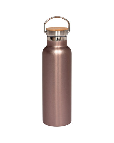 Prime Line 20oz Vacuum Bottle With Bamboo Lid