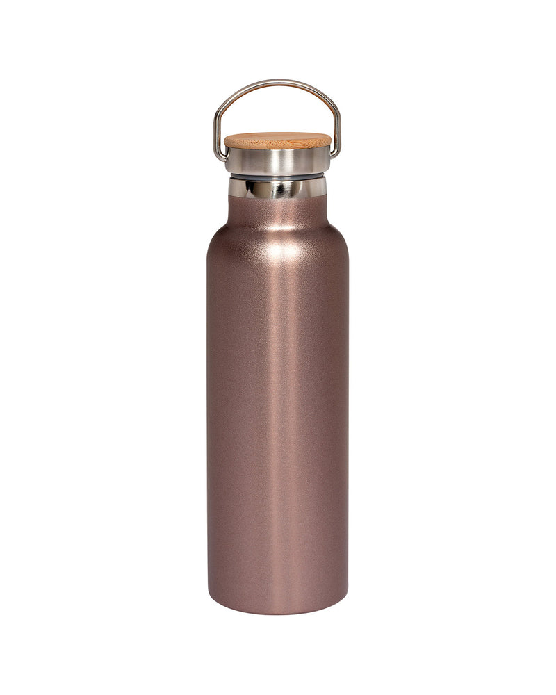 Prime Line 20oz Vacuum Bottle With Bamboo Lid