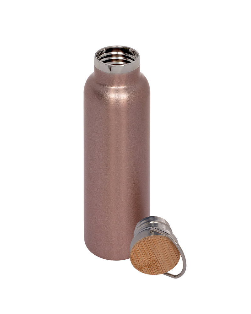 Prime Line 20oz Vacuum Bottle With Bamboo Lid