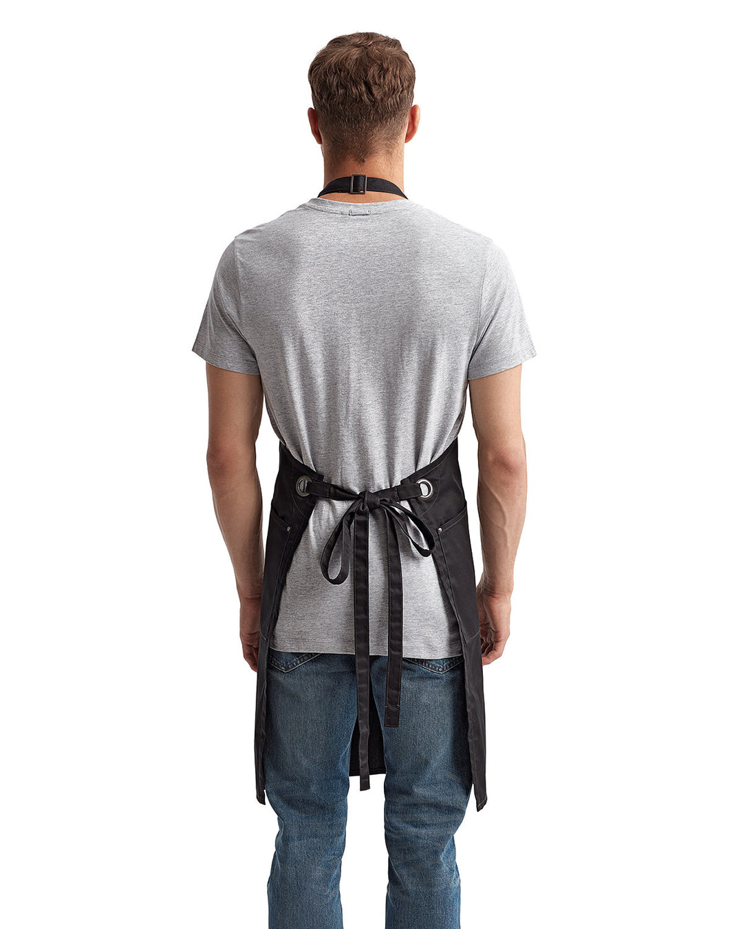 Artisan Collection by Reprime Unisex ‘Barley’ Contrast Stitch Sustainable Bib Apron Reprime