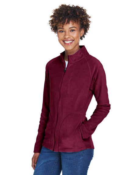 Team 365 Ladies' Campus Microfleece Jacket Womens Apparel Jackets & Vests