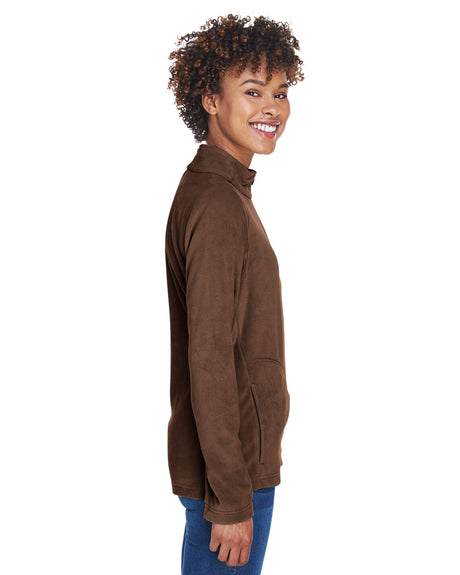 Team 365 Ladies' Campus Microfleece Jacket Womens Apparel Jackets & Vests