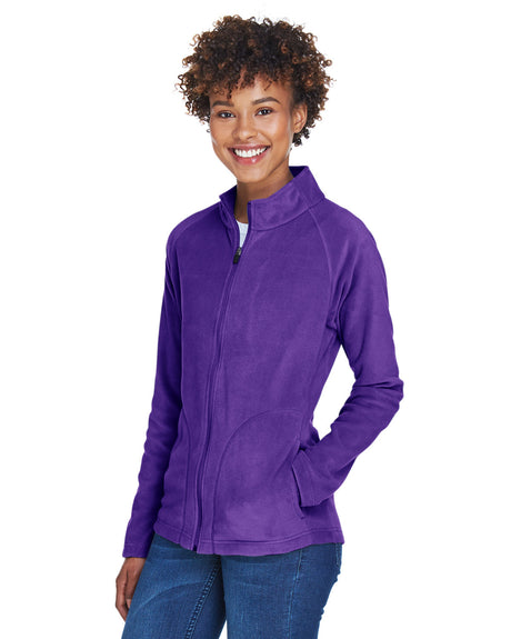 Team 365 Ladies' Campus Microfleece Jacket Womens Apparel Jackets & Vests
