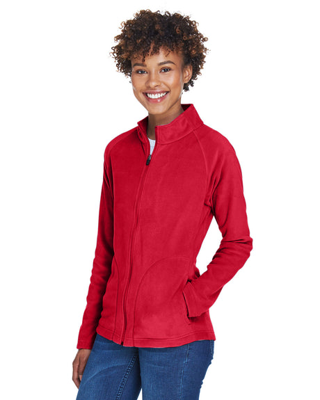 Team 365 Ladies' Campus Microfleece Jacket Womens Apparel Jackets & Vests