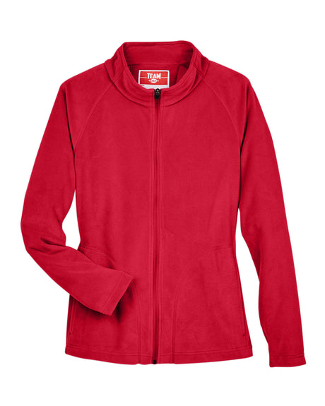 Team 365 Ladies' Campus Microfleece Jacket Womens Apparel Jackets & Vests