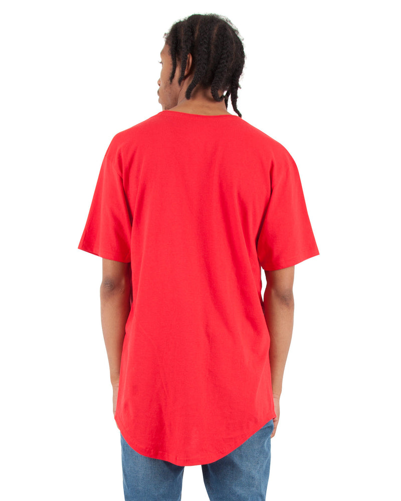 Shaka Wear Adult 6 oz., Curved Hem Long T-Shirt