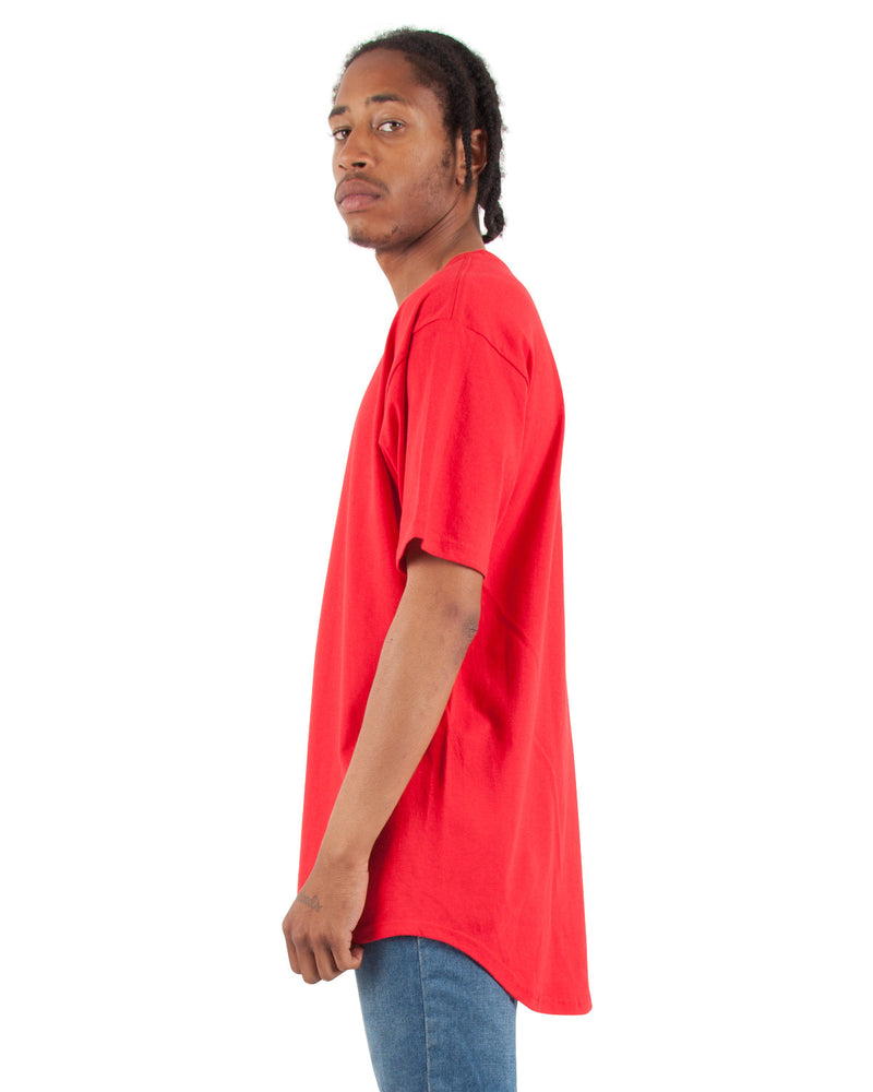 Shaka Wear Adult 6 oz., Curved Hem Long T-Shirt
