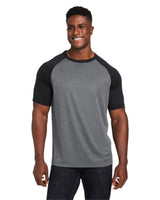 Team 365 Unisex Zone Colorblock Raglan T-Shirt Mens Apparel Shirts & Tops