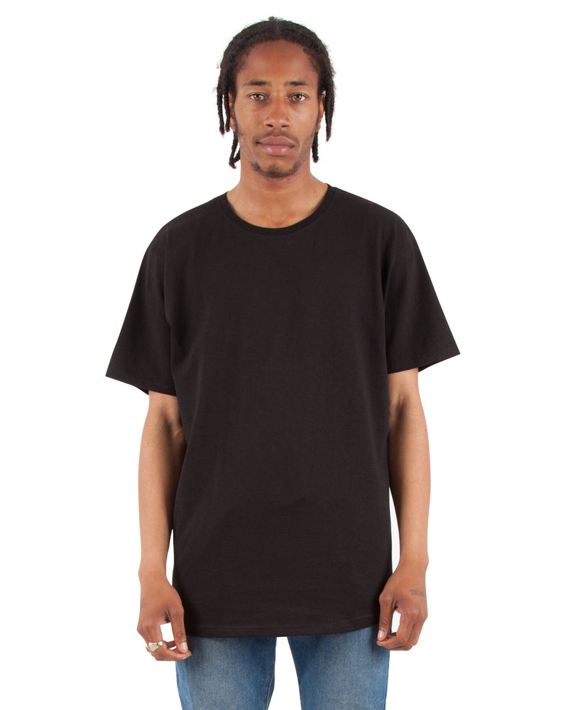Shaka Wear Adult 6 oz., Curved Hem Long T-Shirt