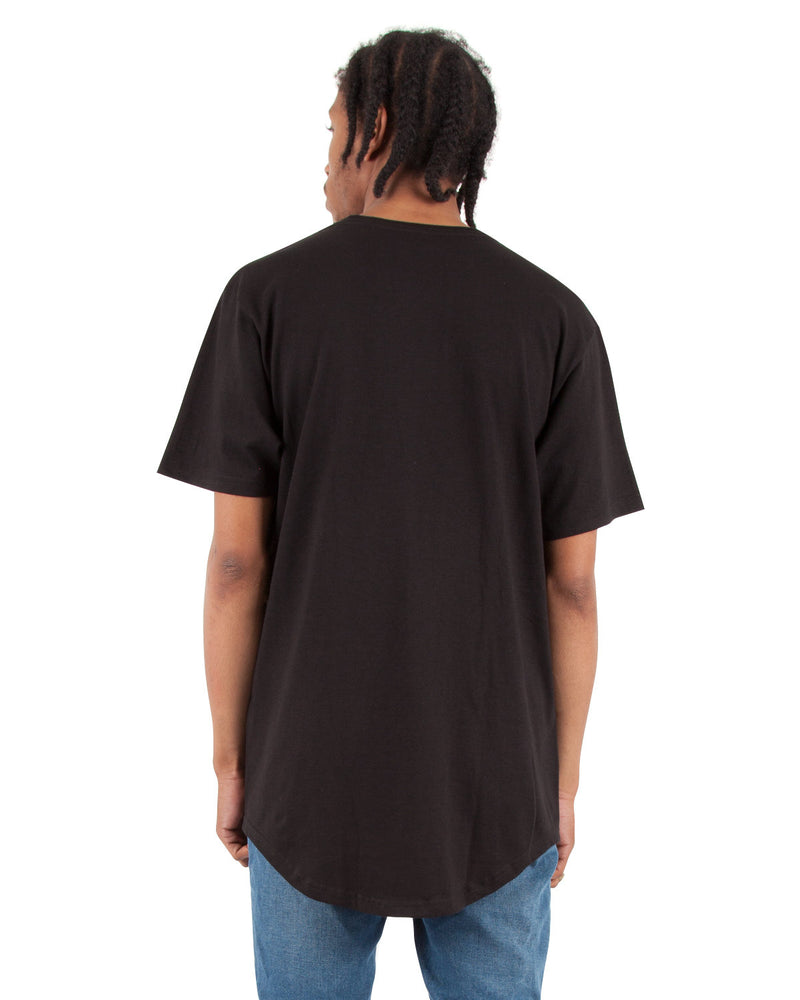 Shaka Wear Adult 6 oz., Curved Hem Long T-Shirt