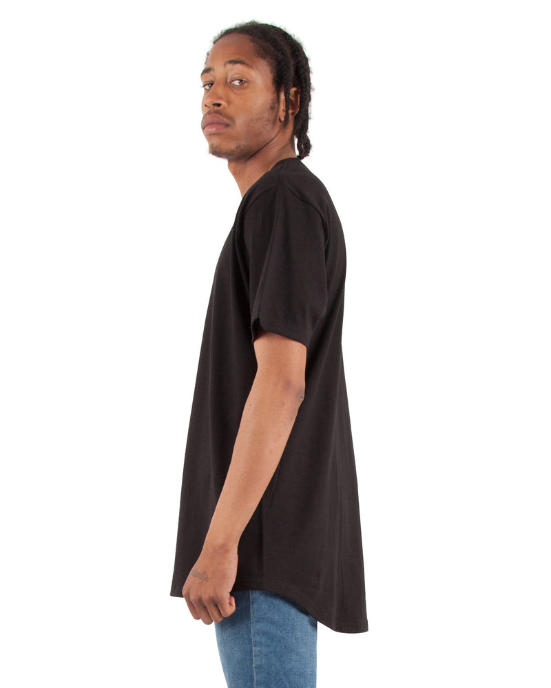 Shaka Wear Adult 6 oz., Curved Hem Long T-Shirt